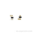 Cabezal de clavija de 1,27 mm de doble fila PA6T